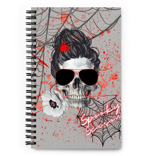 Spooky Season Spiral notebook